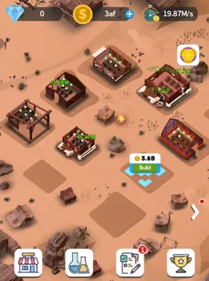 Idle Desert City android App screenshot 0