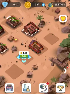 Idle Desert City android App screenshot 1